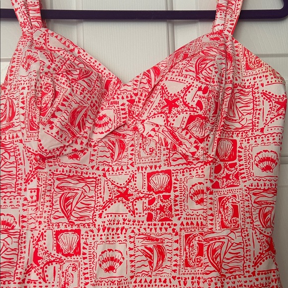 Lilly Pulitzer Red and White Dress - Picture 6 of 6